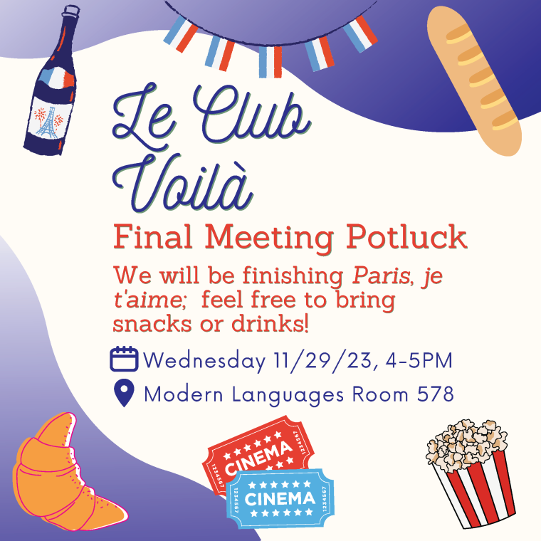 Final Club Voilà Meeting Poster