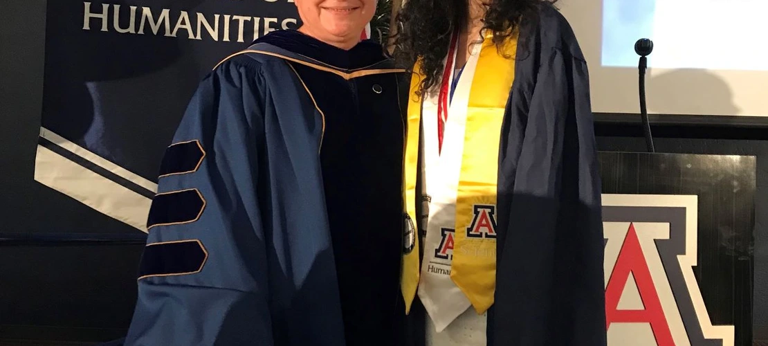 Prof. Coropceanu and Yamille Rioz