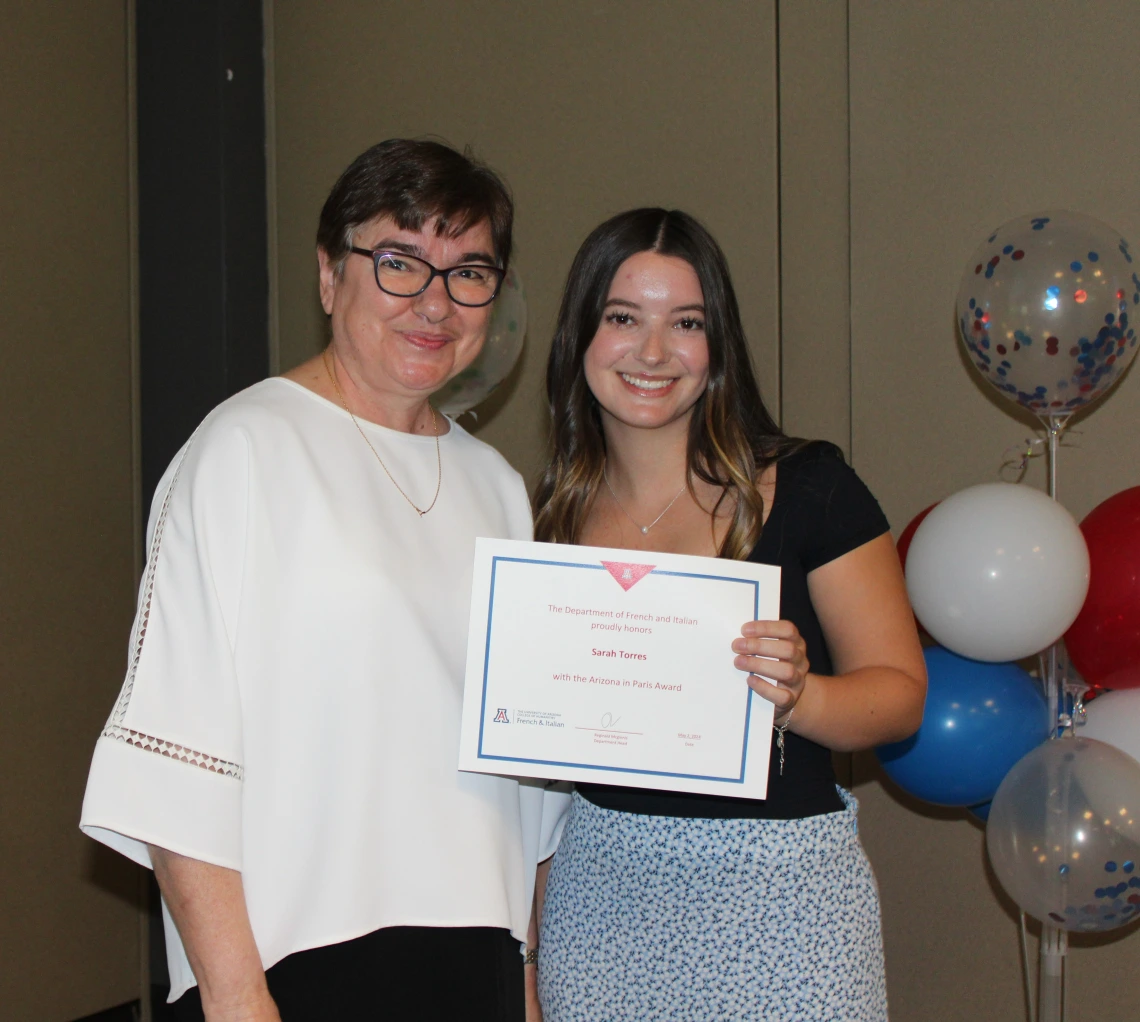 Student and Prof. Coropceanu